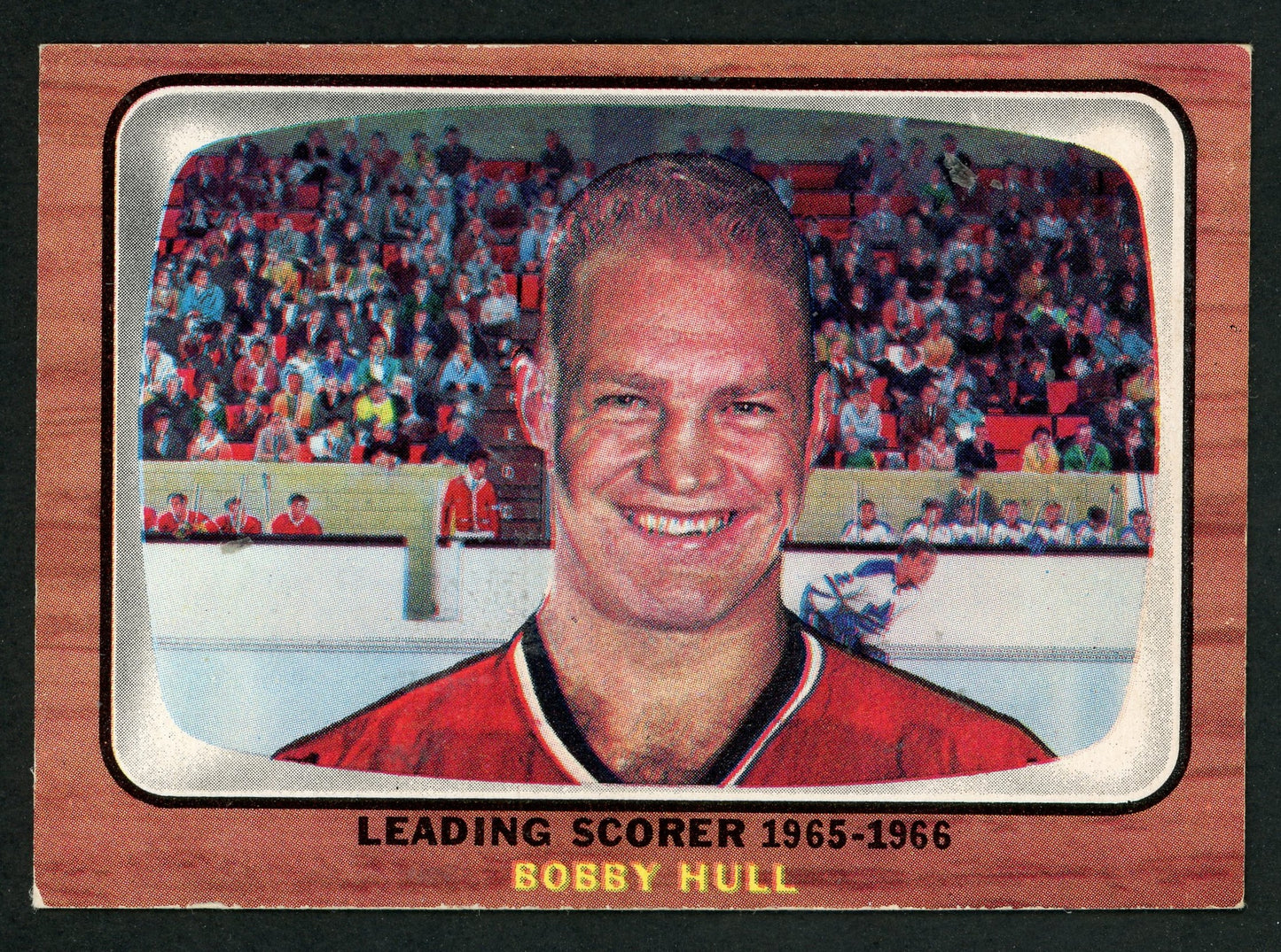 1966 Topps #064 Leading Scorer Bobby Hull HOF
