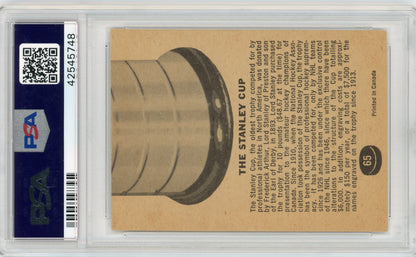 1966 Topps #065 Vezina Trophy Hodge/Worsley PSA 6