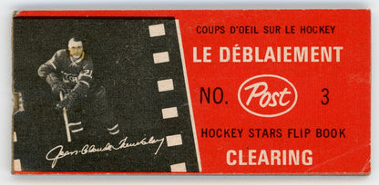 1967-68 Post Hockey Flip Book #03 - J.C.Tremblay / Horton
