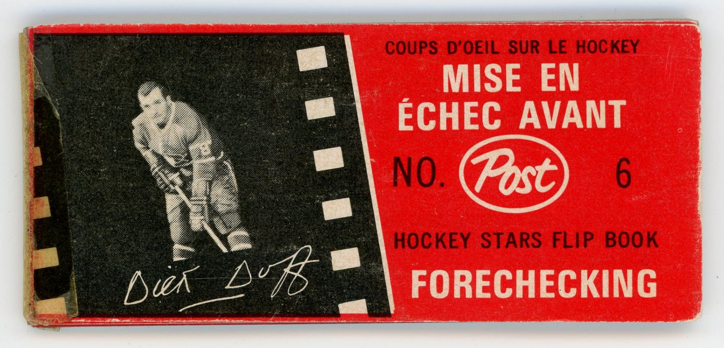 1967-68 Post Hockey Flip Book #06 - Duff / Keon