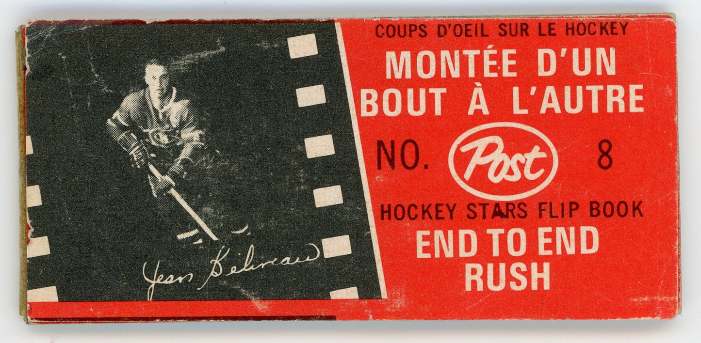 1967-68 Post Hockey Flip Book #08 - Beliveau / Ellis