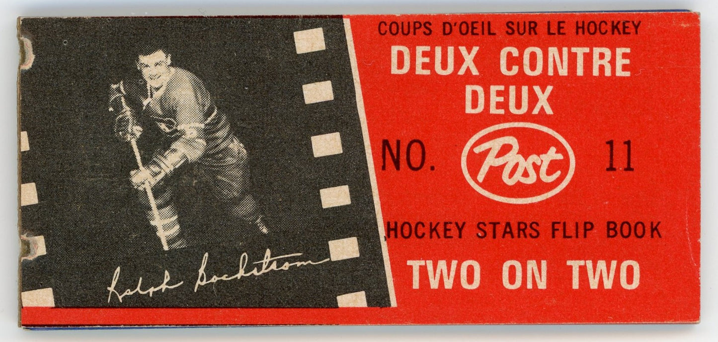 1967-68 Post Hockey Flip Book #11 - Backstrom / Pulford