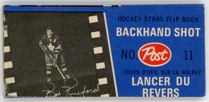 1967-68 Post Hockey Flip Book #11 - Backstrom / Pulford