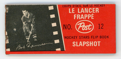 1967-68 Post Hockey Flip Book #12 - Rousseau / Hillman