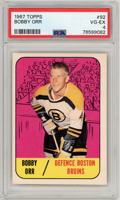 1967 Topps #092 Bobby Orr HOF PSA 4