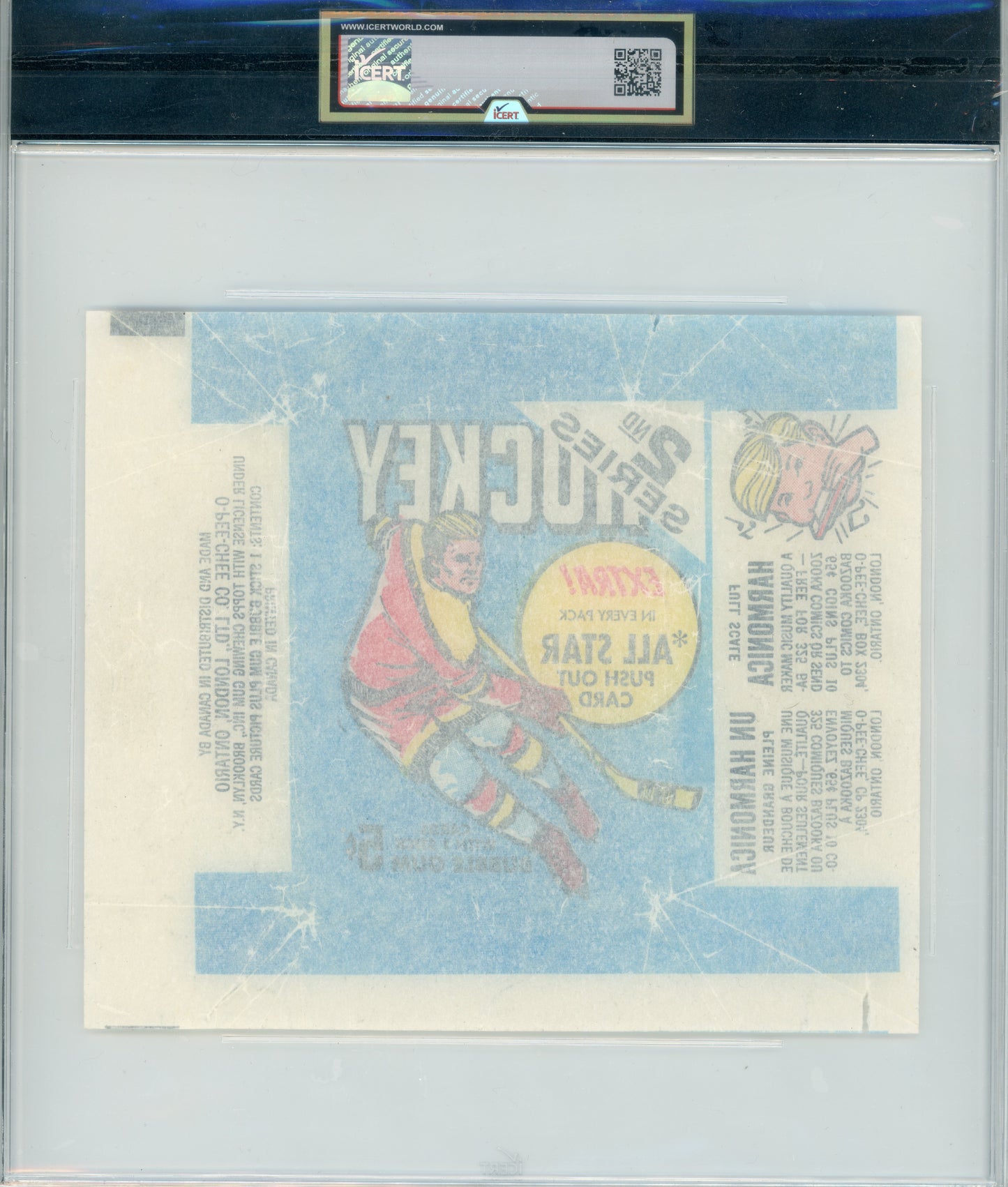 1968 O-Pee-Chee #NNO Wrapper Series 2 iCert 4
