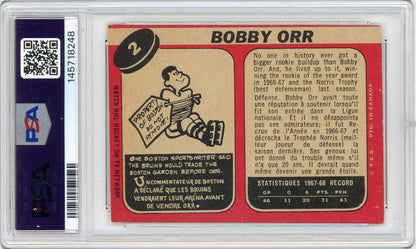 1968 O-Pee-Chee #002 Bobby Orr HOF PSA 5