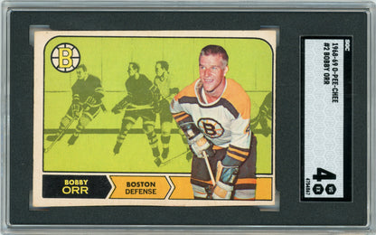 1968 O-Pee-Chee #002 Bobby Orr HOF SGC 4