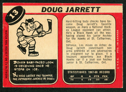 1968 O-Pee-Chee #013 Doug Jarrett