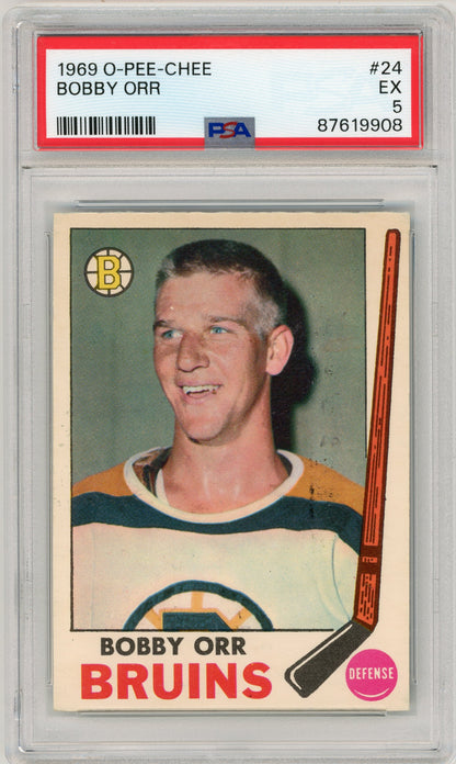 1969 O-Pee-Chee #024 Bobby Orr HOF PSA 5