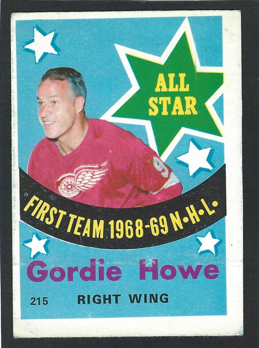 1969 O-Pee-Chee #215 Gordie Howe All Star