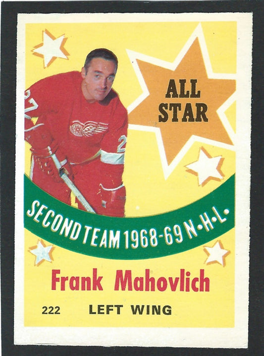 1969 O-Pee-Chee #222 Frank Mahovlich All Star