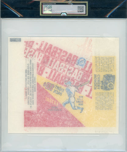 1970 O-Pee-Chee #NNO Wrapper iCert 6.5