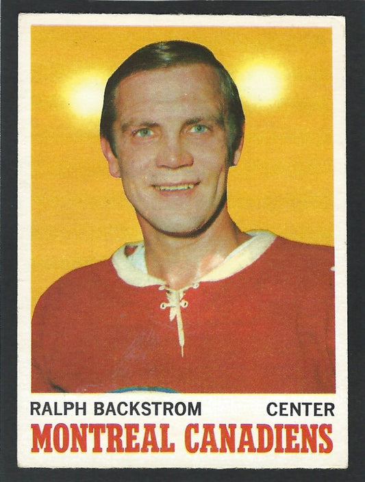 1970 O-Pee-Chee #054 Ralph Backstrom