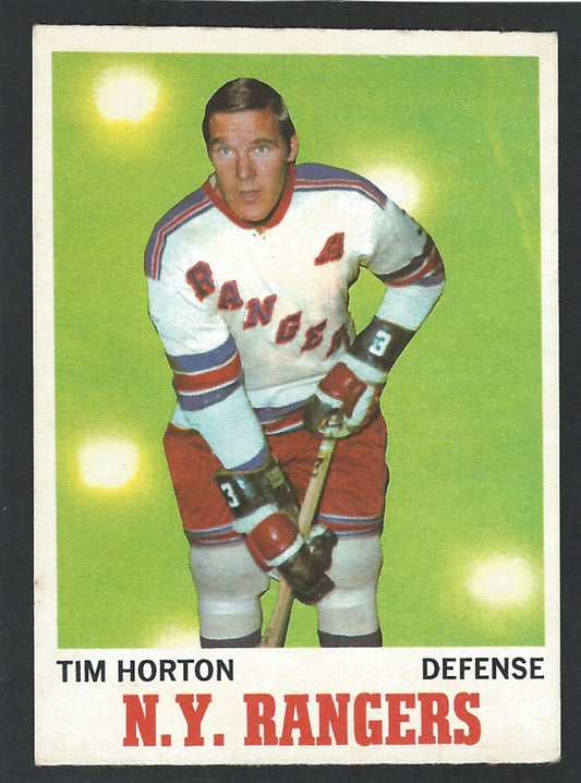 1970 O-Pee-Chee #059 Tim Horton HOF