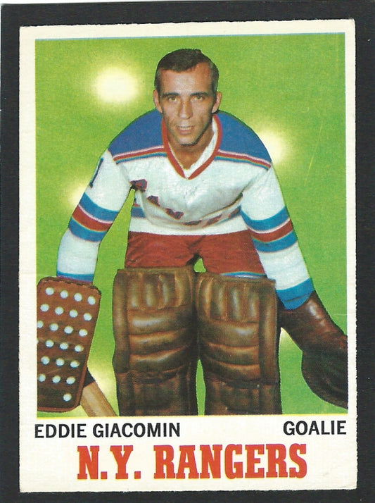 1970 O-Pee-Chee #068 Ed Giacomin HOF