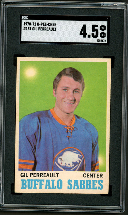 1970 O-Pee-Chee #131 Gilbert Perreault RC HOF SGC 4.5