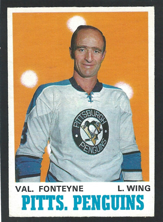 1970 O-Pee-Chee #208 Val Fonteyne