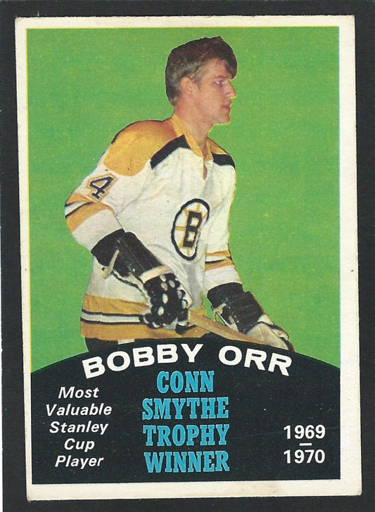 1970 O-Pee-Chee #252 Bobby Orr Conn Smythe Trophy Winner HOF