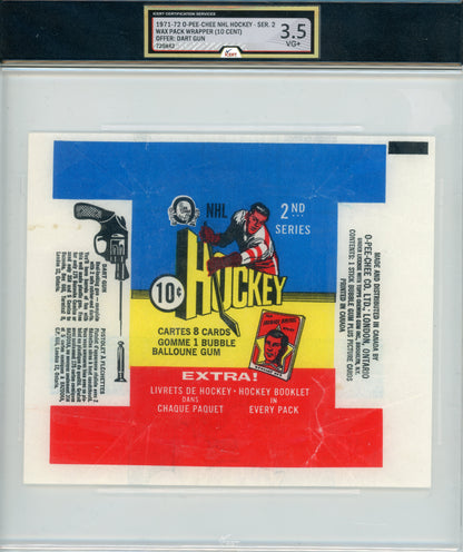 1971 O-Pee-Chee #NNO Wrapper Series 2 iCert 3.5