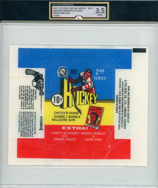 1971 O-Pee-Chee #NNO Wrapper Series 2 iCert 3.5