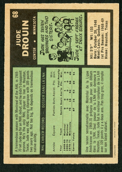 1971 O-Pee-Chee #068 Jude Drouin