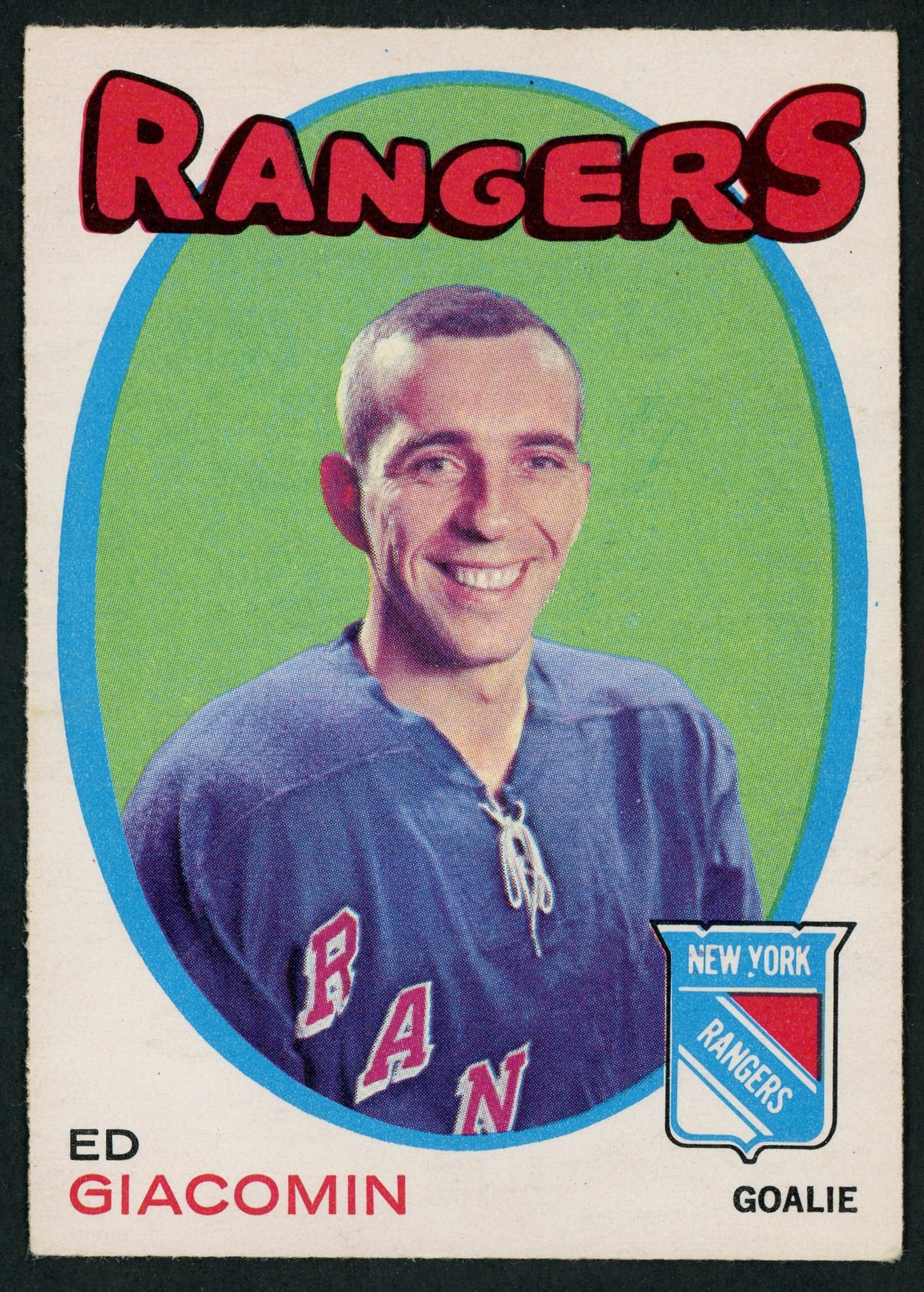1971 O-Pee-Chee #220 Eddie Giacomin HOF