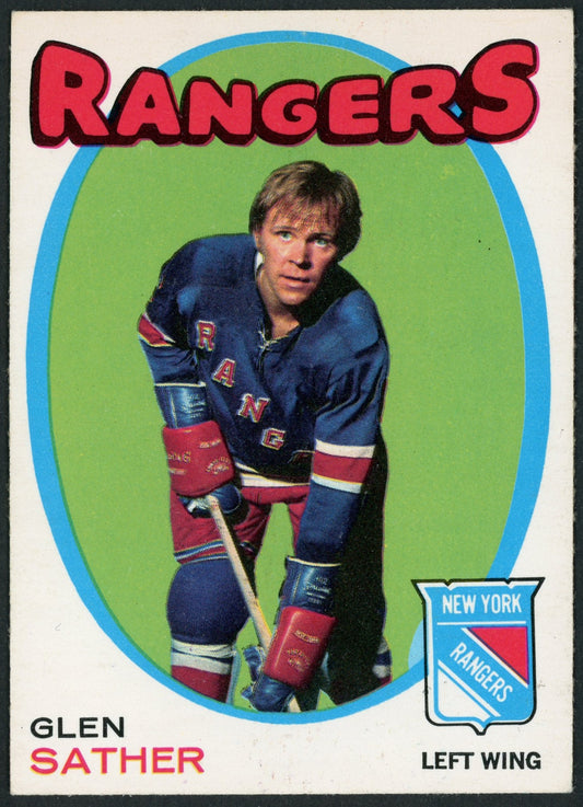 1971 O-Pee-Chee #221 Glen Sather