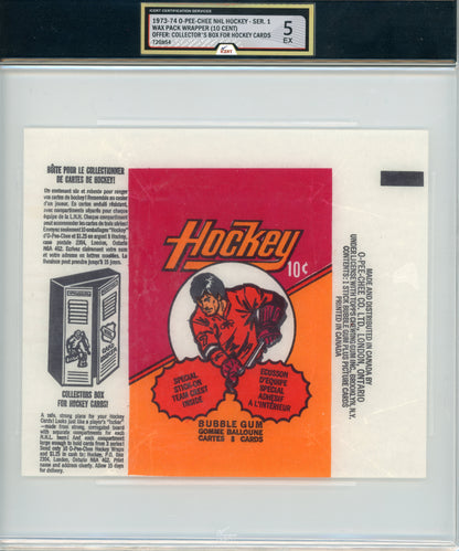 1973 O-Pee-Chee #NNO Wrapper Series 1 iCert 5