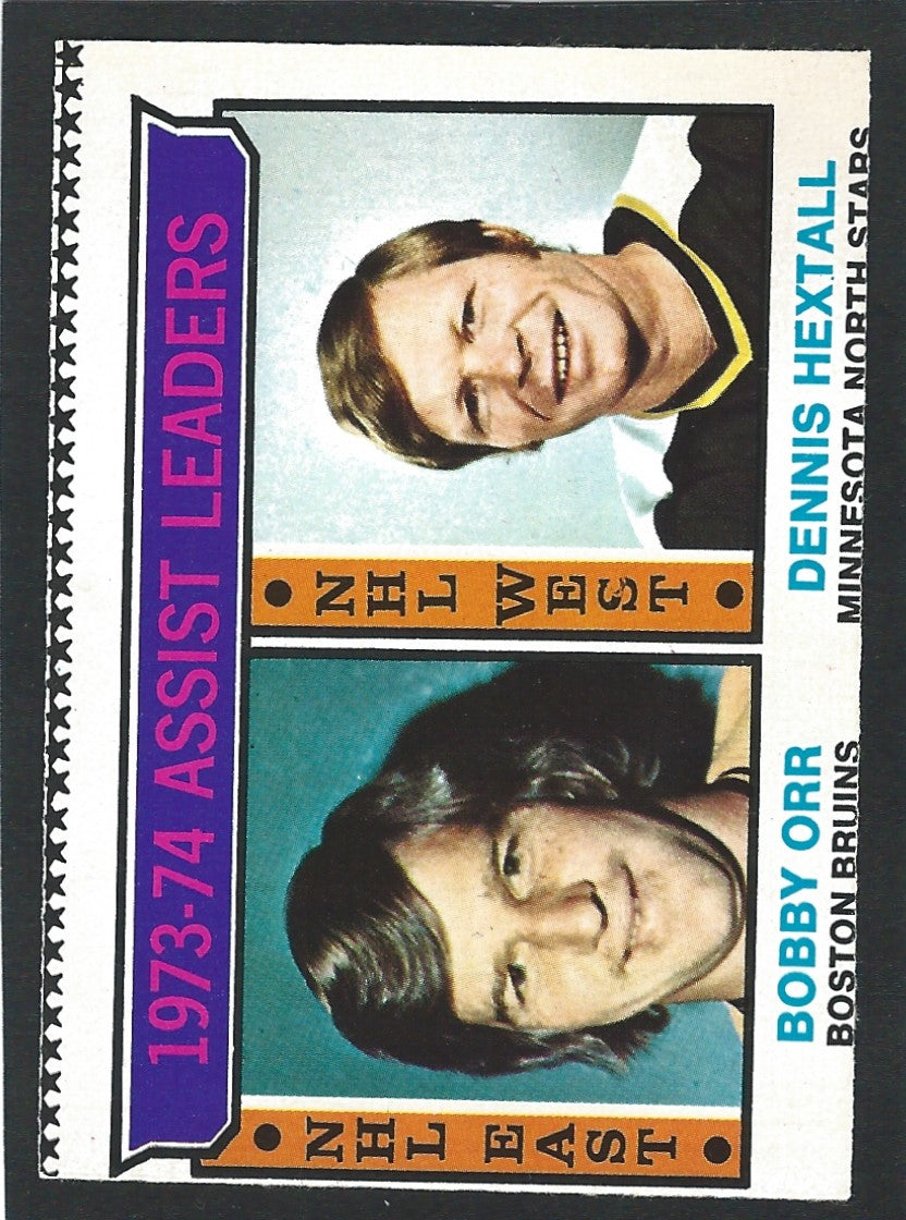 1974 O-Pee-Chee #002 Bobby Orr Assist Leader HOF