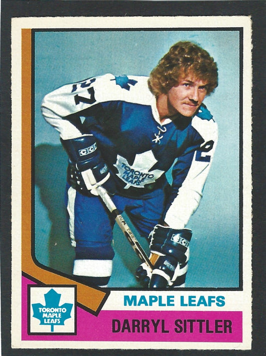 1974 O-Pee-Chee #040 Darryl Sittler HOF