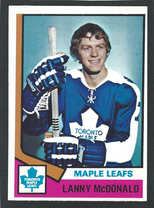 1974 O-Pee-Chee #168 Lanny McDonald RC HOF