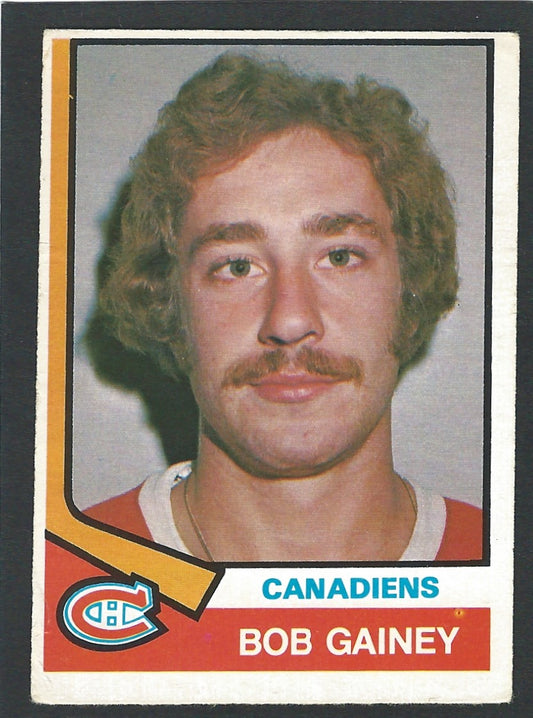 1974 O-Pee-Chee #388 Bob Gainey RC HOF
